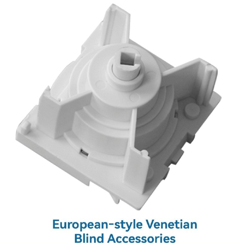 Venetian blind tilt mechanism housing