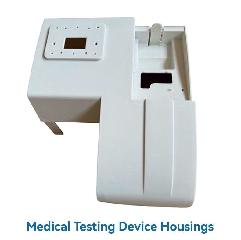 Medical testing device housing main panel