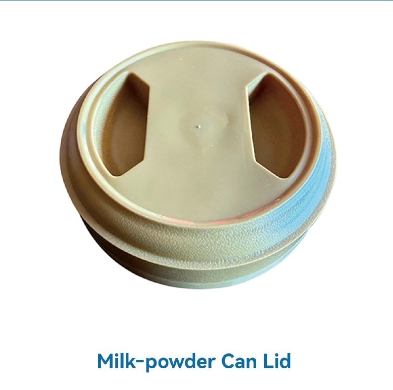 Injection-moulded milk-powder can lid