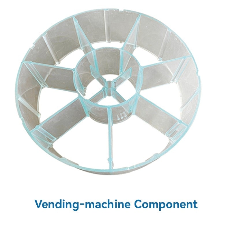 Injection-moulded vending-machine component