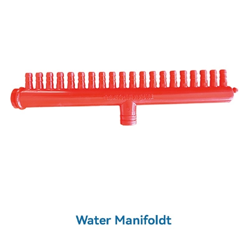 Injection-moulded water manifold