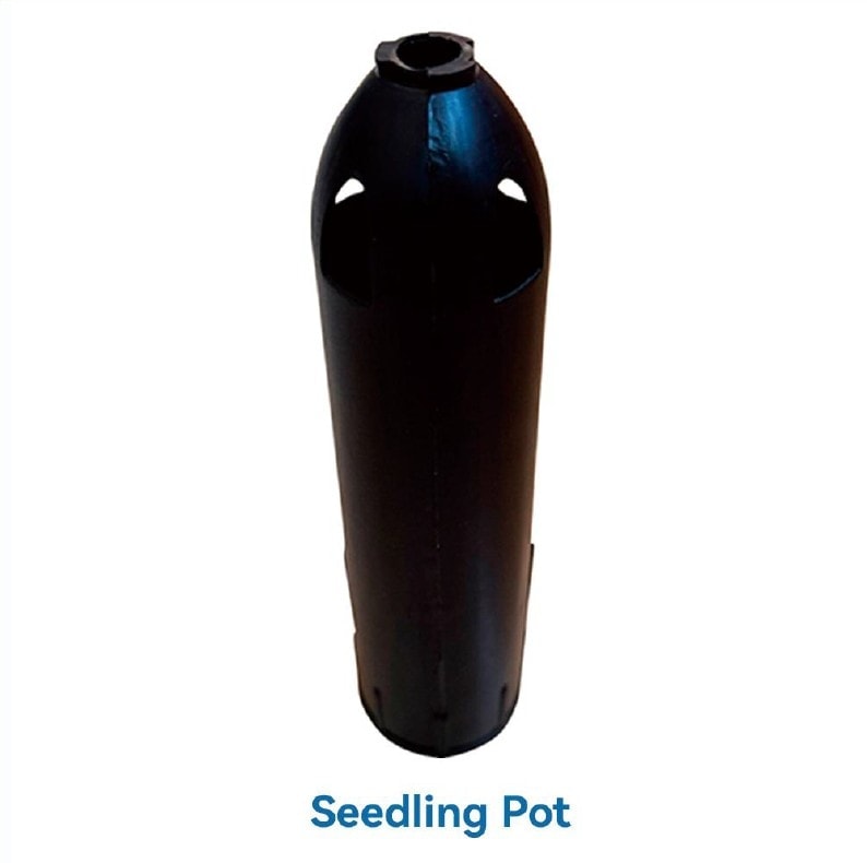 Black seedling pot